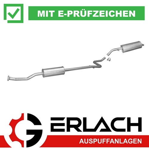 Auspuffanlage für citroen - auspuffanlage, c2