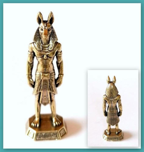 Messing figur anubis - figur,
