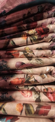 Beige schal blumen - beige,
