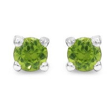Peridot Edelstein Ohrstecker