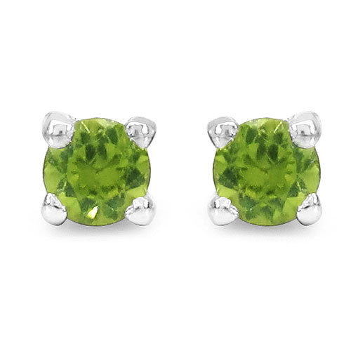 Peridot edelstein ohrstecker - peridot,