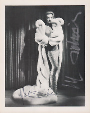 MARLENE DIETRICH Original Autogramm signierte Großpostkarte Chanson Portrait