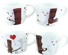 Kinder Riegel Sammeltassen 2020 Alle 4 Tassen von Ferrero ! Milky & Schoki Neu !