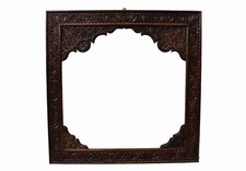 100x100 cm massivholz handgeschnitzt Rahmen Bilderrahmen Spiegelrahmen Nr:23