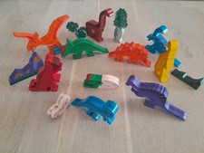Dinosaurier Set Aus Holz ,wie Neu 