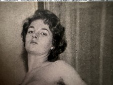 Vintage Photo Nude Art Black