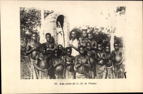 Aux pieds de france - ak,