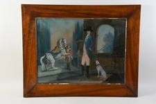 C25U85- Hinterglasmalerei verso bez. Bernhard Beyderlinden 1778