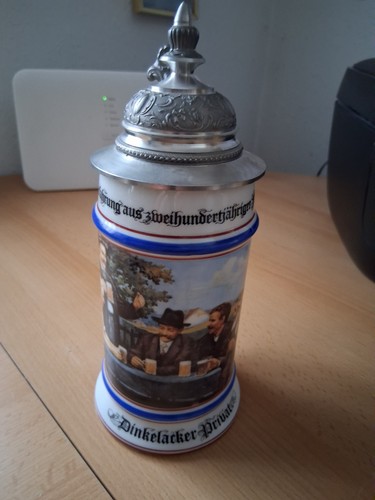 Dinkelacker bierkrug mit - l,