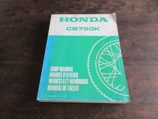 Honda CB750K 1978 Shop repair manual Werkstatt-Handbuch Manuel d'atelier taller