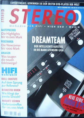 Stereo levinson - stereo, 12/96,levinson