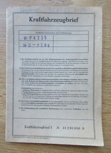 Original alter oldtimer - original,