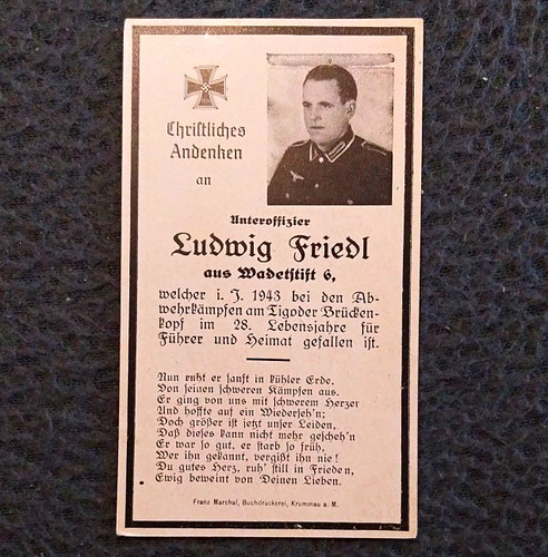 Sterbebild deathcard ww2 - deathcard,,