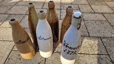 vintage Tonflaschen