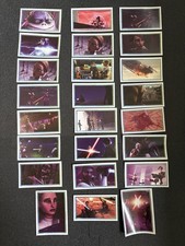 24x Star Wars The Clone Wars Sammelkarten Sticker (Merlin Stickers 2008)