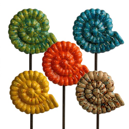 Gartenfigur ammonit aus - ammonit,
