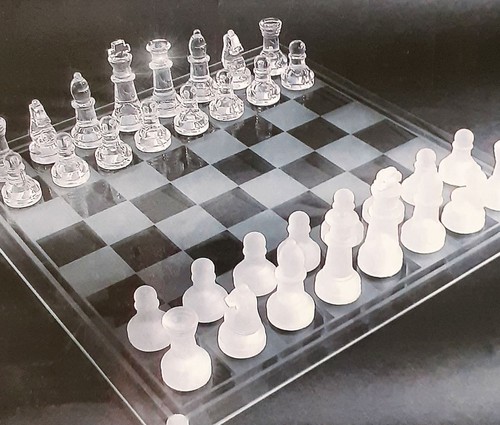 Schachspiel schach aus glas - schachspiel,