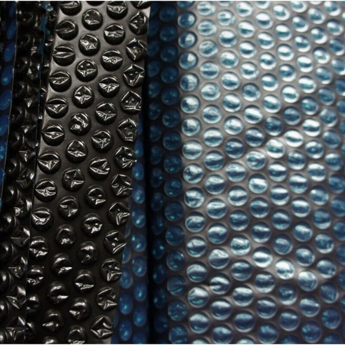 Solarfolie blau schwarz rund - blau-schwarz,