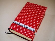 Buchhülle Stoffumschlag SKYLINE Lüneburg für Taschenbuch o. gebunde Bücher