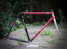 Basso Fior di Loto Columbus SLX Frame / 53 cm / white magenta black / 1990s
