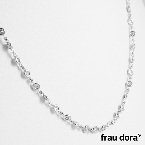 Platin diamant collier - platin,