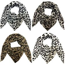 Leopard Dreieck Schal aus 100%