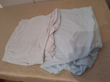 2 Leintücher für Babybett Spannbettlaken, weiß und hellgrün