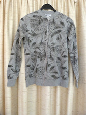 SWEATJACKE Damen von BLIND DATE casual wear Größe S grau (Maße in Beschreibung)