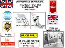 PFAFF335 WANDERFUSS NORMALFUSS EIN & AUS SET #KP1245W INDUSTRIELLE NÄHMASCHINE