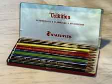 1950er Blech Dose J.S. Staedtler 809710 Tradition Farbstifte  ungebraucht