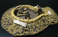 1:72 für Diorama: Defence Emplacement 3, Verteidigungs-Mörserstellung, unbemalt