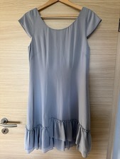 Zero Damen Kleid Kurzarm grau