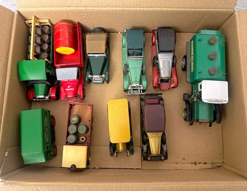 10x oldtimer modellautos - 10x,