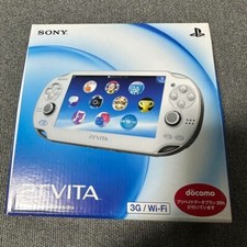 SONY PlayStation PS Vita PCH-1100 AB02 Crystal White 3G/Wi-Fi Boxed Exc