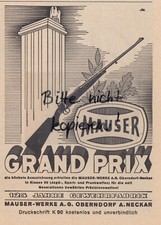 OBERNDORF, Werbung 1938, Mauser-Werke AG Gewehr-Fabrik