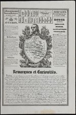 1842 - Lithografie & landkarte