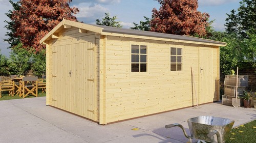 Holzgarage 330 510 - holzgarage, cm