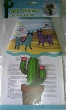 Kinder Wandleuchte, Wandsticker mit LED, Kaktus & Alpaka