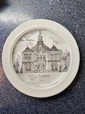 Wandteller Altes Rathaus Peine Porzellan BAVARIA KPM Royal Germany Handarbeit