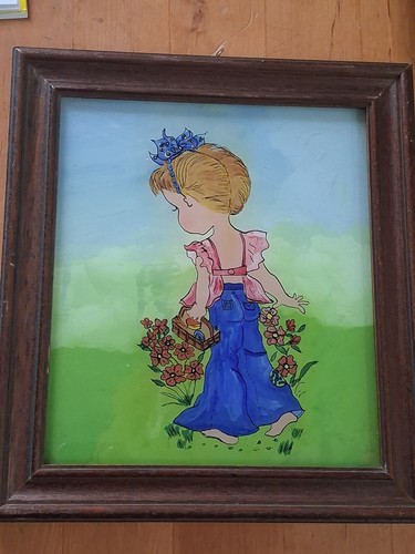 Hinterglasmalerei mädchen - hinterglasmalerei,