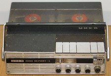 Tonbandgerät Uher 4000 Report-L Teilfunktion, unverbastelt, Batteriefach OK