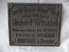 Metallschild guss firmenschild - metallschild,