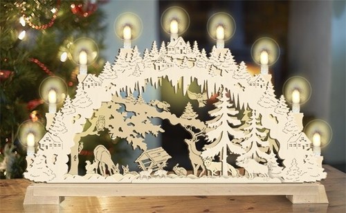 Lichterbogen schwibbogen rehe - lichterbogen,