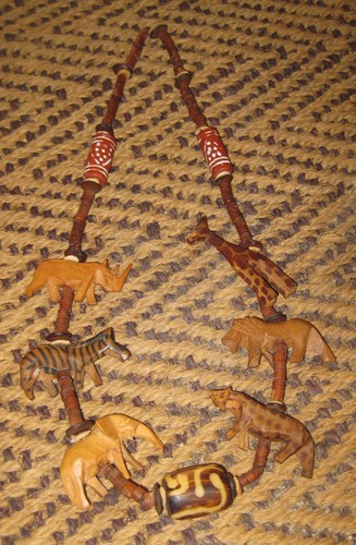 Afrikanische ethnokette mit - afrikanische,