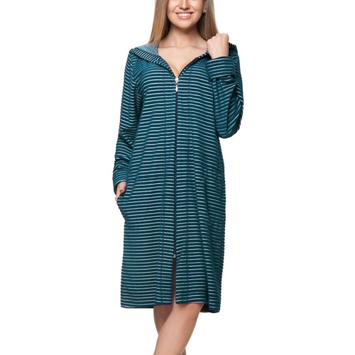 Aquarti damen bademantel mit - aquarti,
