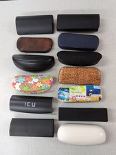 Konvolut Brillenetui, Designer,  originell, gebraucht 13 Stück, Boss usw.