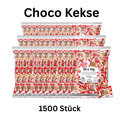 1500 stück choco kekse - stück,