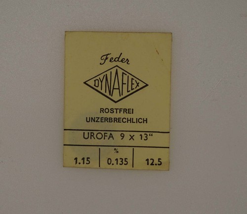 Aufzugsfeder für urofa cal - aufzugsfeder,