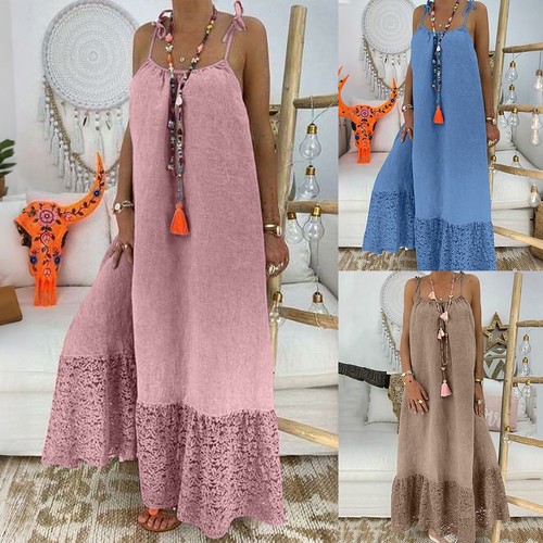 Damen spitze trägerkleid - spitze,