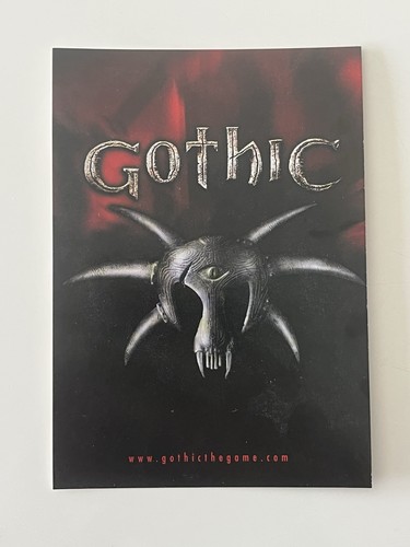Gothic edgar card - edgar, postkarte